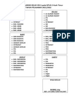 Jadwal PELAJARAN