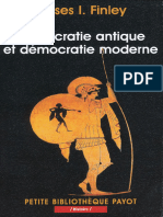 Moses Finley Democratie Antique Et Democratie Moderne 1976