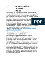 Contaminación Acústica