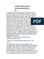 Contaminación Del Suelo