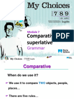 Grammar Comparative Superlative