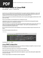 An Easy Guide To Linux-PAM - DZone Performance-NOBORRAR