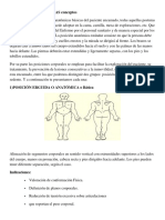 Posiciones Anatómicas