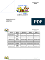 CALENDARIZACION- MEDIO