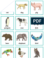 Au t2 T 10000344 New Animal Picture Cards - Ver - 2