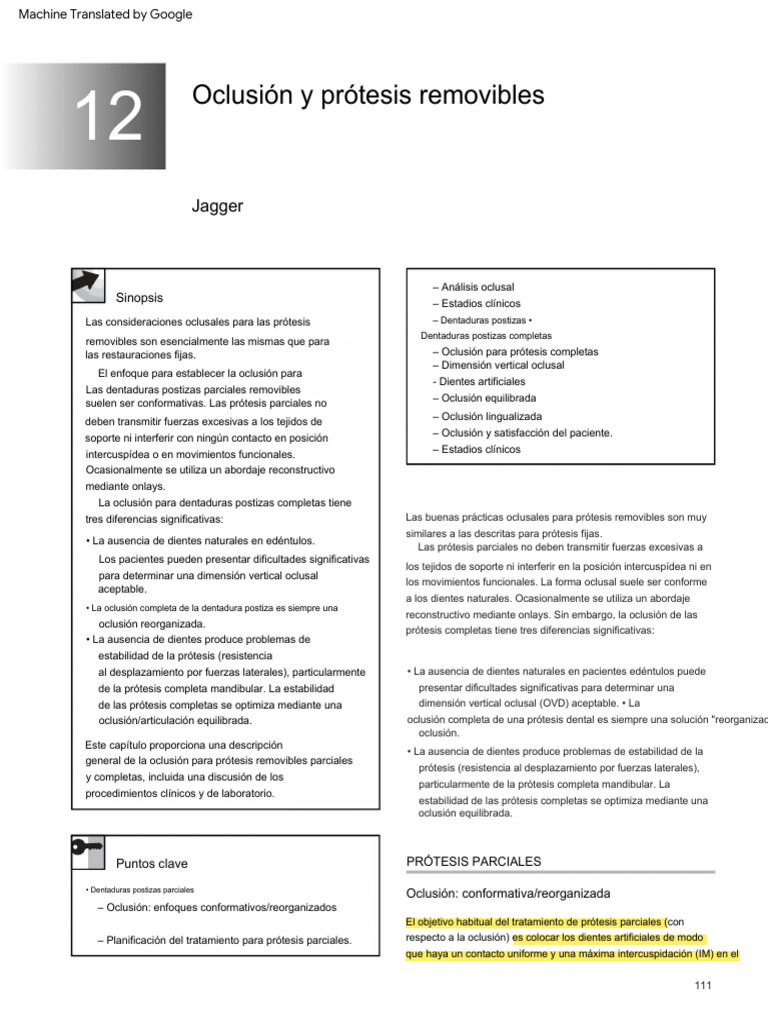 Occlusion and Removable Prosthodontics PDF