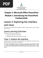 PowerPoint Interface Overview Guide | PDF | Microsoft Power Point ...