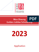 Golden Jubilee Scholarship Info Package 2023