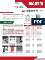 Datasheet Caja Protecciones Ip65