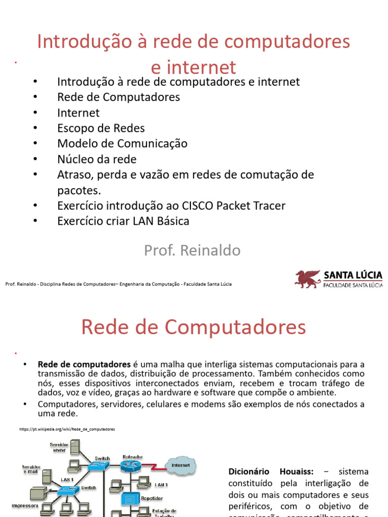 Introdução a Redes de Computadores | PDF | Tecnologia e Engenharia