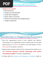 Chapter 6 - Investment Evaluation (Engineering Economics)