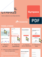 Tutorial cadastro de dependentes Gympass