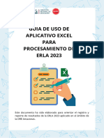 Guia de Uso de Aplicativo Excel para Procesamiento de Erla 2023