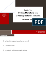 FFE 52K Metas Explicitas de Infación