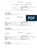 Ficha de Informação Do Paciente