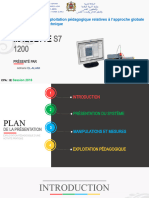 Maquette: Activité Pratique Et Exploitation Pédagogique Relatives À L'approche Globale D'un Système Pluri-Technique