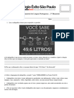 $aliação Mensal 6 Ano 22bim