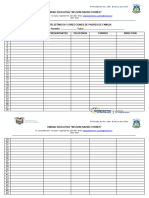 FORMATO N+ÜMEROS TELEF+ôNICOS Y DIRECCIONES DE PADRES DE FAMILIA