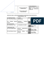 Protocolo para La Atencion de Pacientes Con Enterobacterias Resistentes A Carbapenemicos