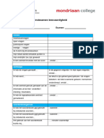 Reflectieformulier Eindexamen Leesvaardigheid