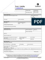 Liability Claim Form