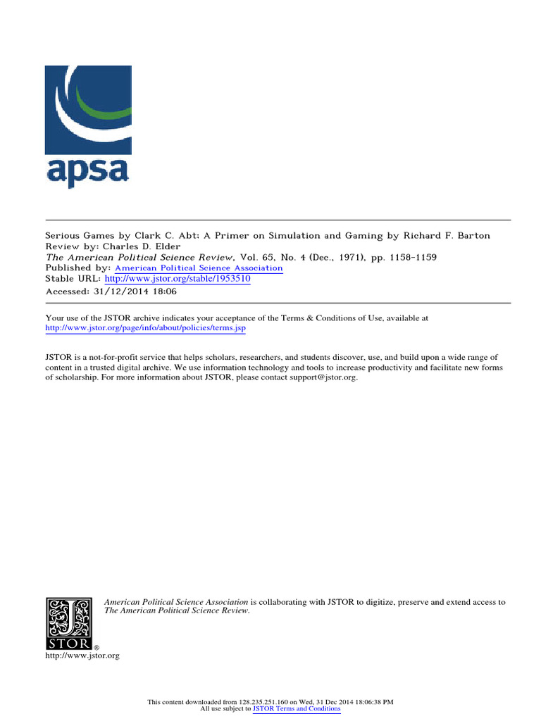 American Political Science Association PDF