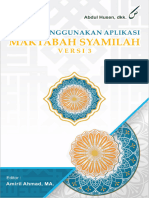 Finishing Buku Pengoperasian Maktabah Syamilah v.3