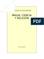 Antropologia - Malinowsky, Bronislaw - Magia Ciencia y Religión