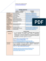 III AGENDA SEMANAL 13 de Julio