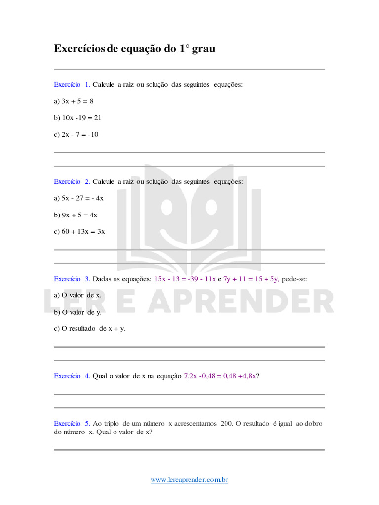 Atividade 8 Ano | PDF