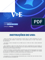 CALENDARIO - INÍCIO EM 25-10 (13 Semanas) DIREITO PENAL