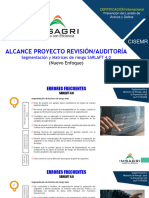Alcance Auditoría Segmentación y Matrices de Riesgo SARLAFT 4.0