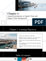 Chapter 1 - General Introduction To Supply Chain and Supply Chain Management