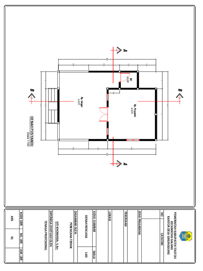 1.denah Posyandu | PDF