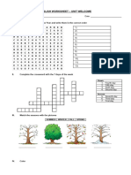 Englishworksheet Unitwelcome 5ab