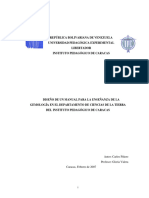 Diseño de Un Manual para La Enseñanza de La Gemología en El Departamento de Ciencias de La Tierra Del Ipc