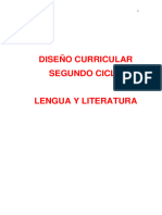 DISEÑO CURRICULAR LENGUA SEGUNDO CICLO Versión 18 de Agosto 2023