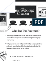 Basic Web Page Creation 1
