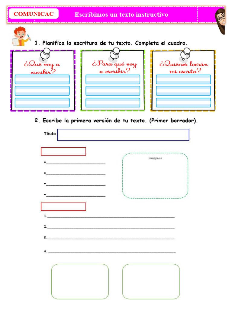 Guía para Escribir Textos Instructivos | PDF | Crecimiento personal y ...