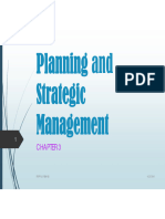 Ch.3 Planning and Strategic Management