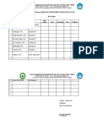 Daftar Hadir Guru SD Dan Staff