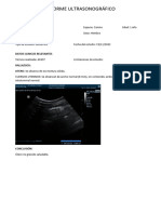 INFORME ECOGRAFIA WENDY Ecografía Caso Clinico