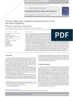 A 23-year, single-center, retrospective analysis of 36 cases of acute