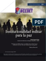 Institucionalidad Militar para La Paz
