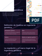 Bioetica en Ingenieria Genetica