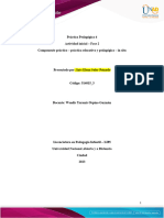 Plantilla de Trabajo 2 - Componente Práctico – Práctica Educativa y Pedagógica