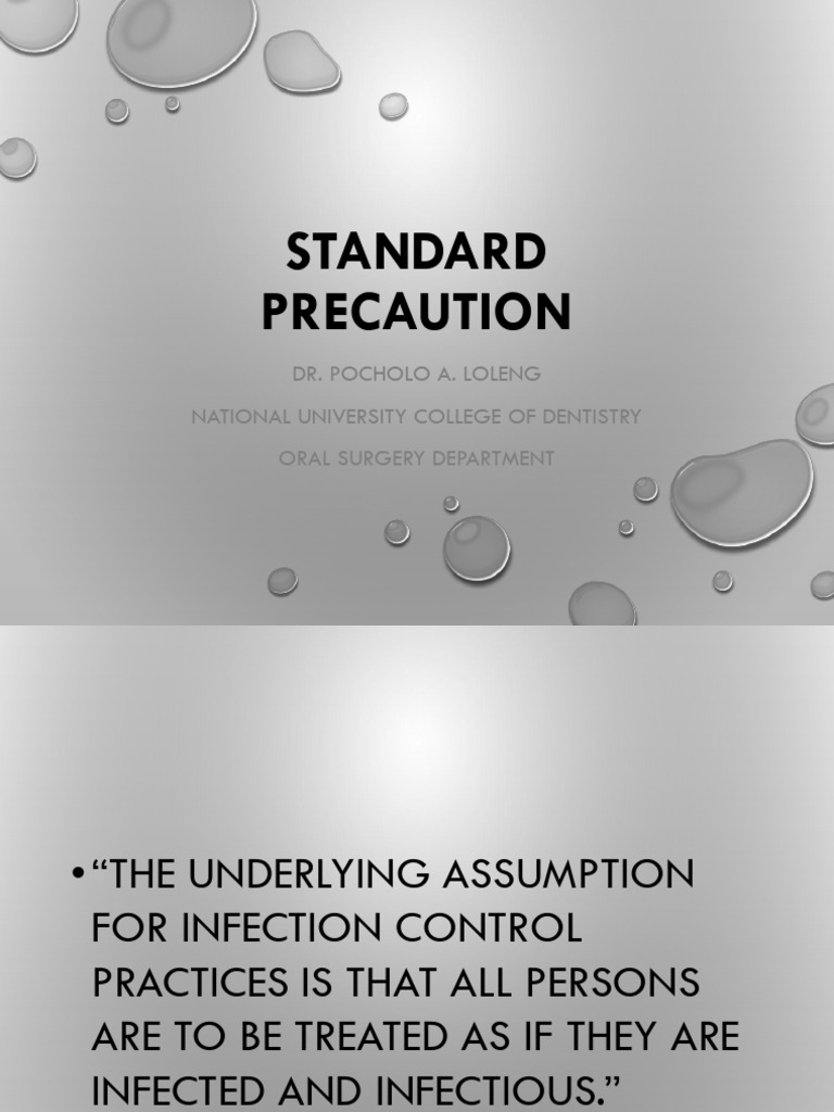 Standard Precaution PDF