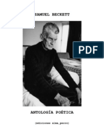 Beckett, Samuel - Antología poética + Entrevistas - ediciones alma_perro