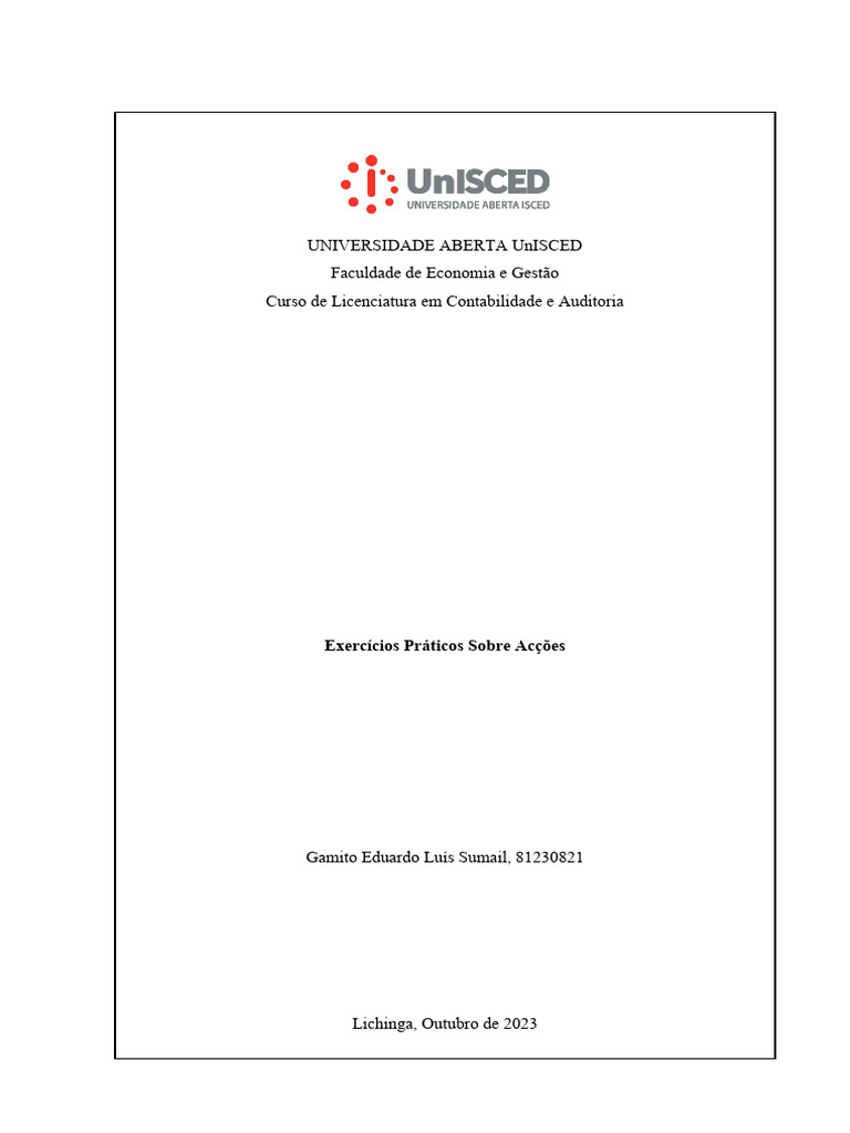 Universidade Aberta Unisced | PDF