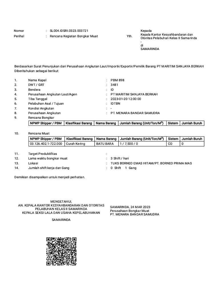 RKBM Muat PBM 898 | PDF